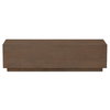 Sawyer Coffee Table Dark Brown, by Moe's Home, 55" width x 14.5" height x 15.7" depth thumbnail 1