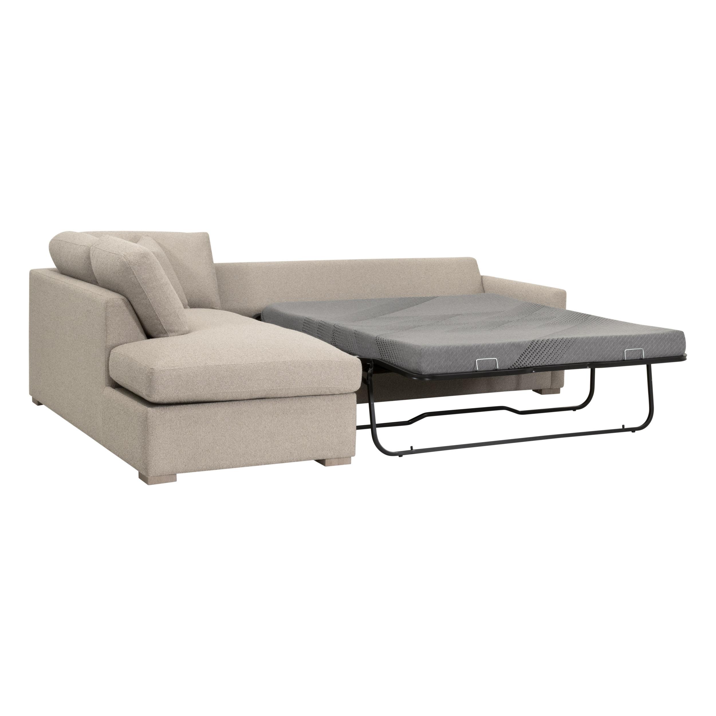 Clara 112'  Slim Arm Sleeper Queen LF Sectional, Seating by Essentials for Living, 112" width x 37.5" height x 81" depth View 8
