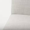 Stamford High-Back Dining Side Chair | Beige Linen with Black Metal, Dining Chair by Mercana, 19" length x 25" width x 35.25" height thumbnail 10
