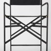 Direttore Backless 44.1in Seat Bar Stool | Black Leather with Black Iron, Counter & Bar Stool by Mercana, 19.3" length x 20" width x 44.1" height thumbnail 9