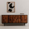 Jackson Sideboard Black, Cabinets & Sideboard by Moe's Home, 68.5" width x 30" height x 18" depth thumbnail 5