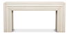 Mantel Console, Antique White, Console Table by Sarreid, 72" length x 14" width x 35" height thumbnail 2