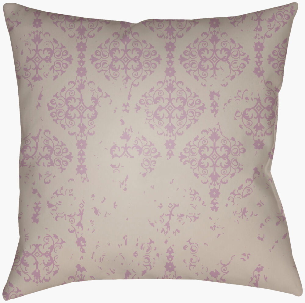 Moody Damask Accent Pillow, Decorative Pillow by Surya, 18" length x 18" width