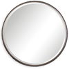 Ada Round Steel Mirror thumbnail 0