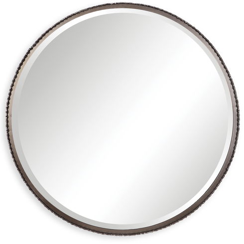 Ada Round Steel Mirror