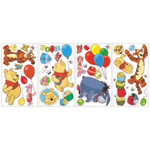 Winnie The Pooh - Pooh & Friends Peel & Stick Wall Decal