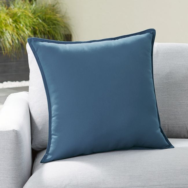 Online Designer Patio Sunbrella Sapphire 20" Sq. Outdoor Pillow
