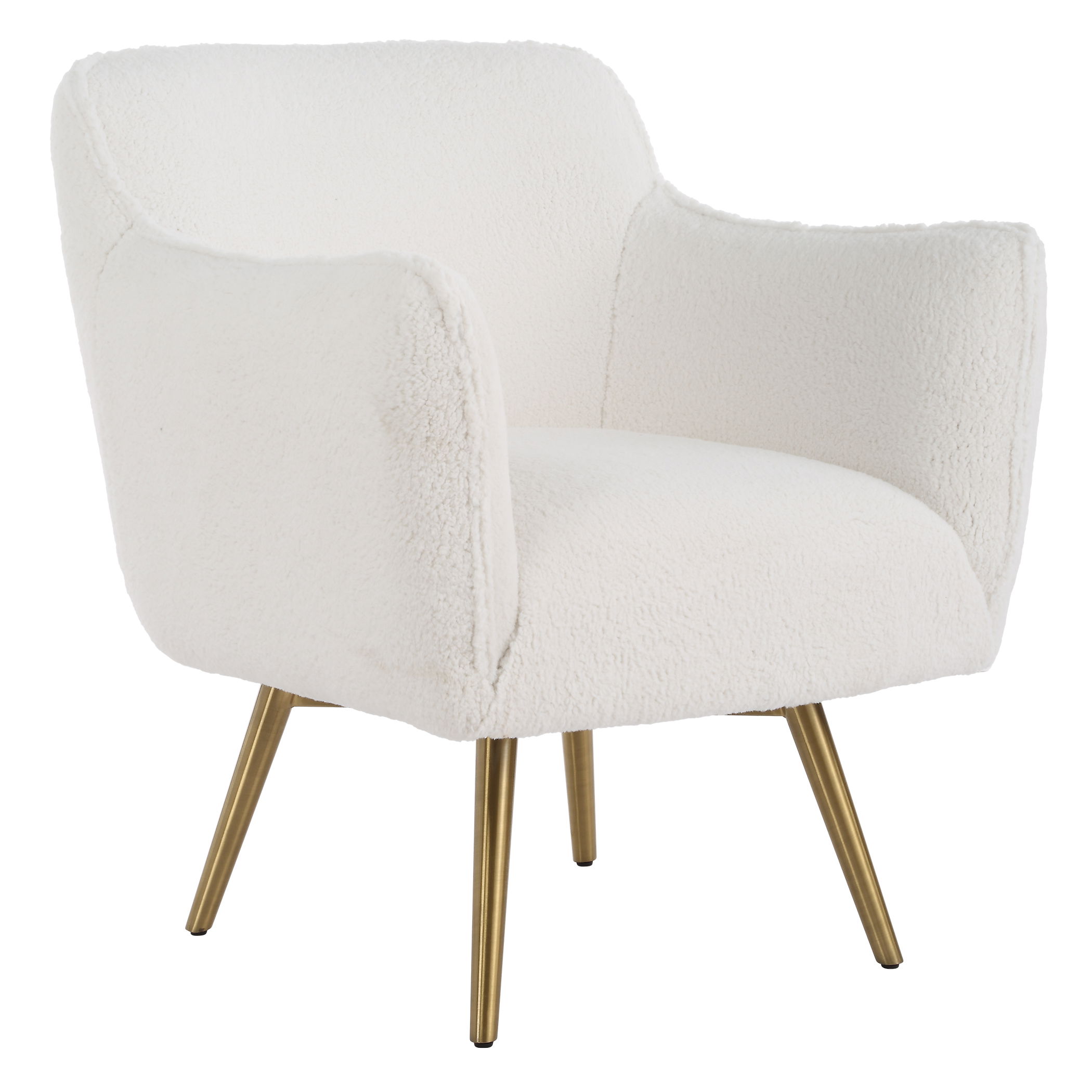 Oasis White Swivel Chair large image 