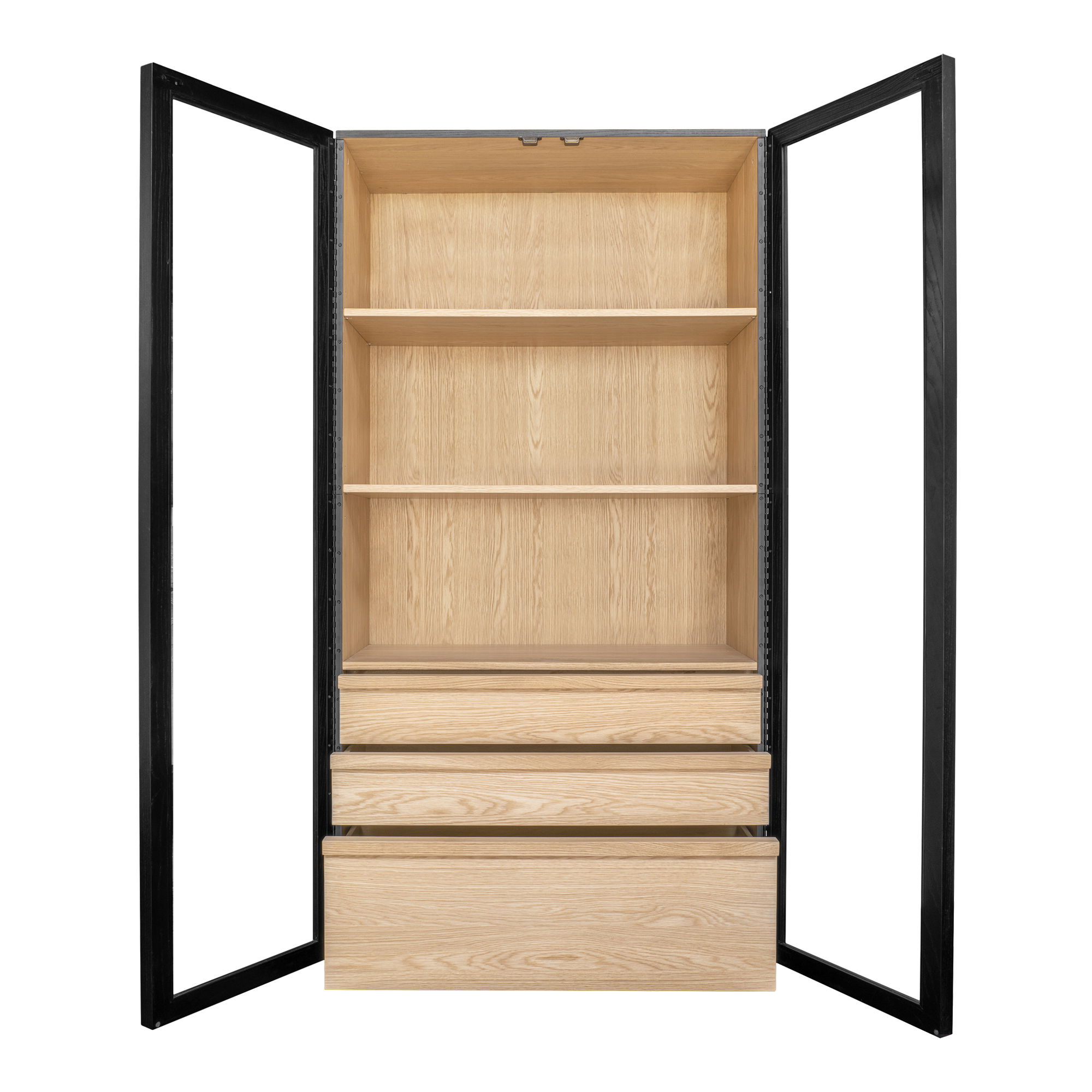 Charlotte Tall Cabinet Black large image 