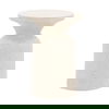Cove End Table Ivory thumbnail 0