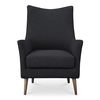 Fisher Armchair Wool Blend Charcoal, Accent Chair by Moe's Home, 28.75" width x 38.5" height x 34.25" depth thumbnail 1