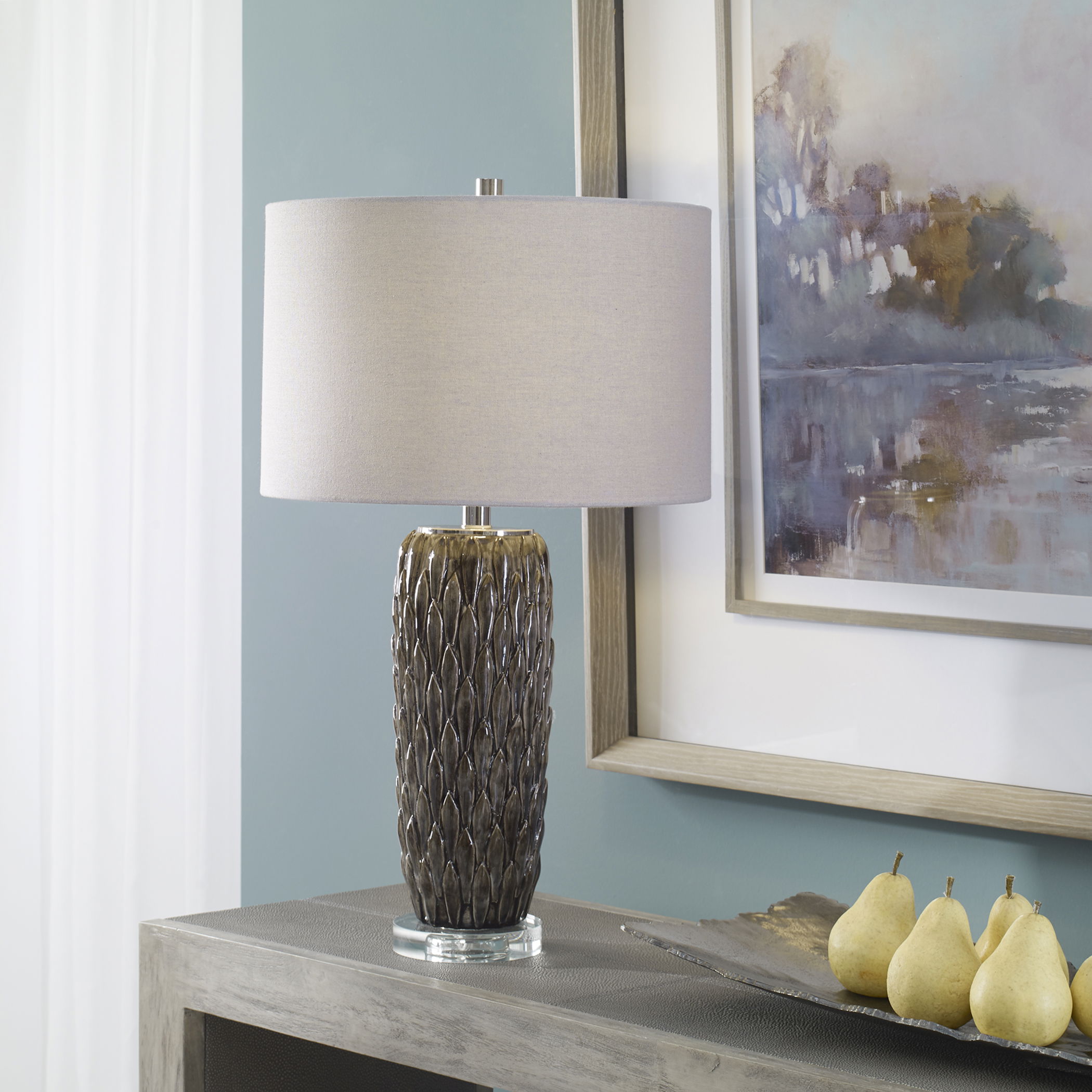 Nettle Textured Table Lamp large image 