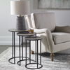 Erik Metal Nesting Tables Set/3, Furniture by Uttermost, 17" width x 23.7" height x 17" depth thumbnail 2