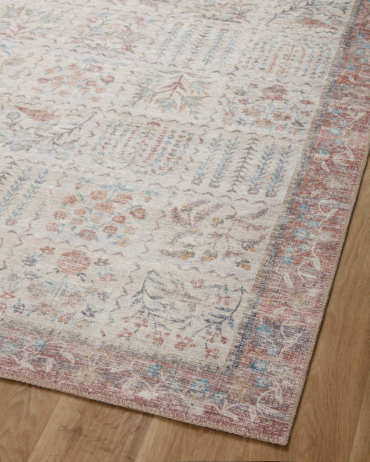 Rifle Paper Co. x Loloi Maison Rug, 2'6" length x 7'6" width View 7