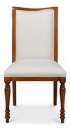 Polk Fabric Side Chair, Brown thumbnail 1