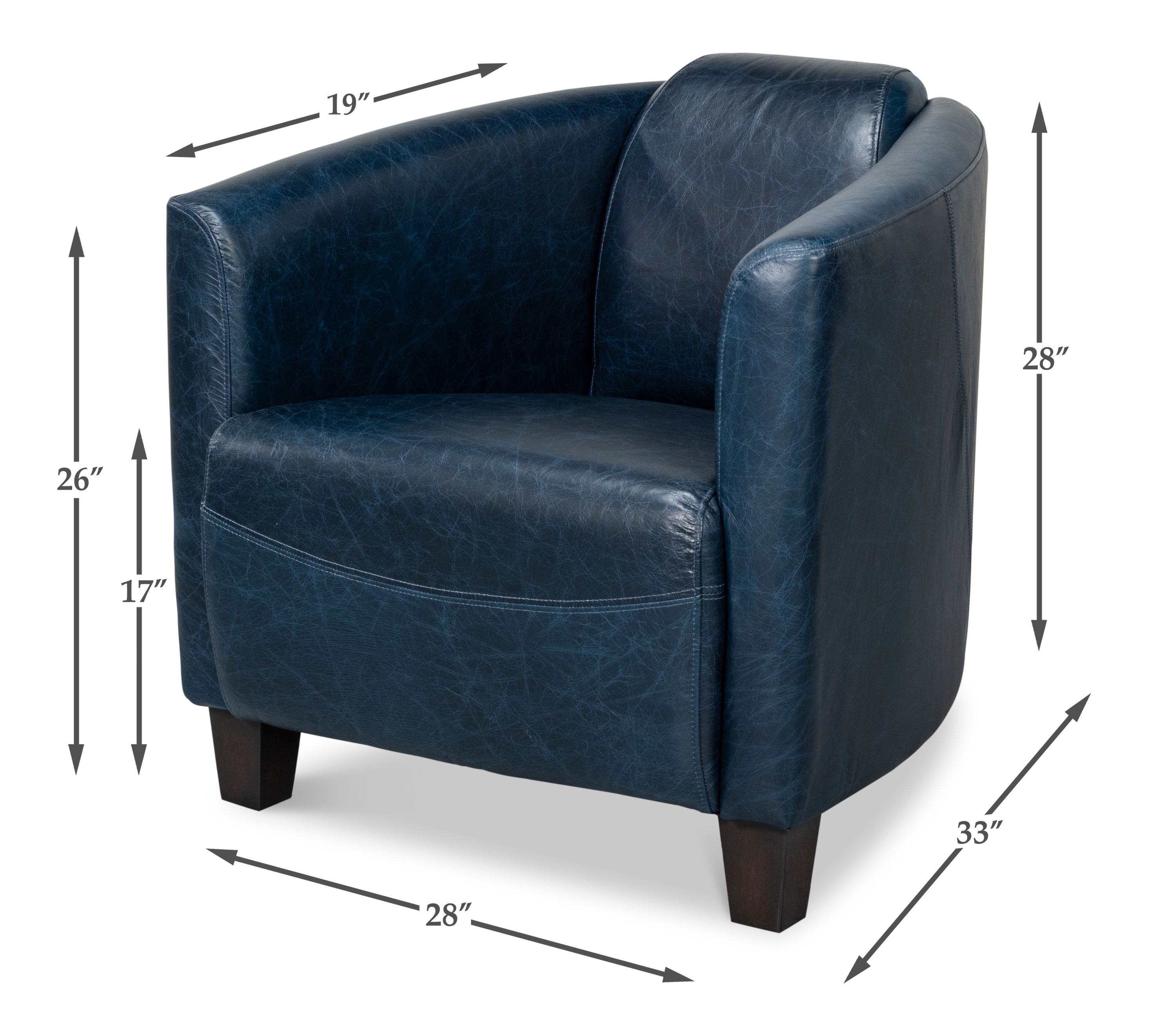 Mandy Arm Chair, Chateau Blue large image 