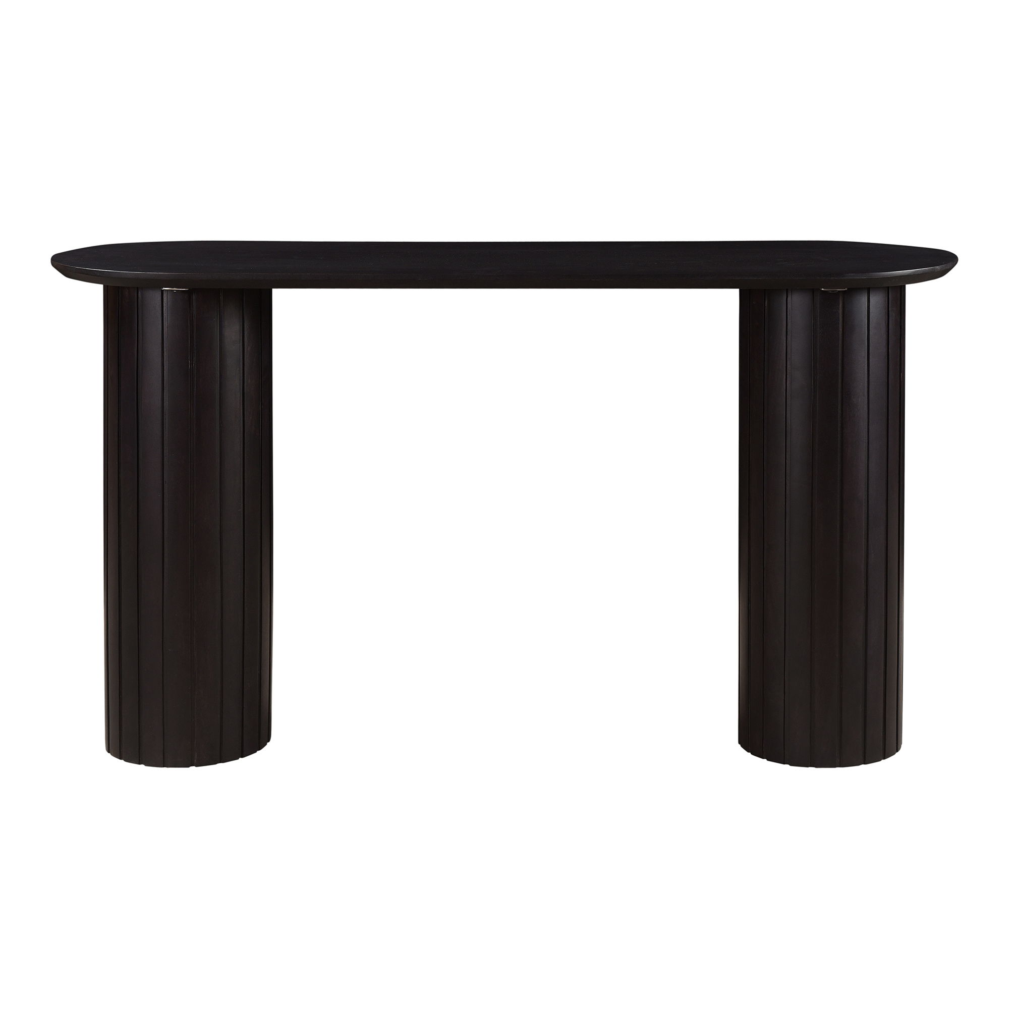 Povera Console Table Black, by Moe's Home, 54" width x 30" height x 16" depth View 1