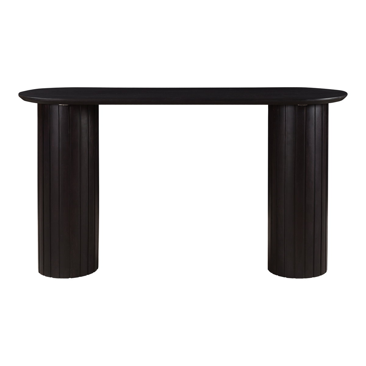 Povera Console Table Black, by Moe's Home, 54" width x 30" height x 16" depth View 1