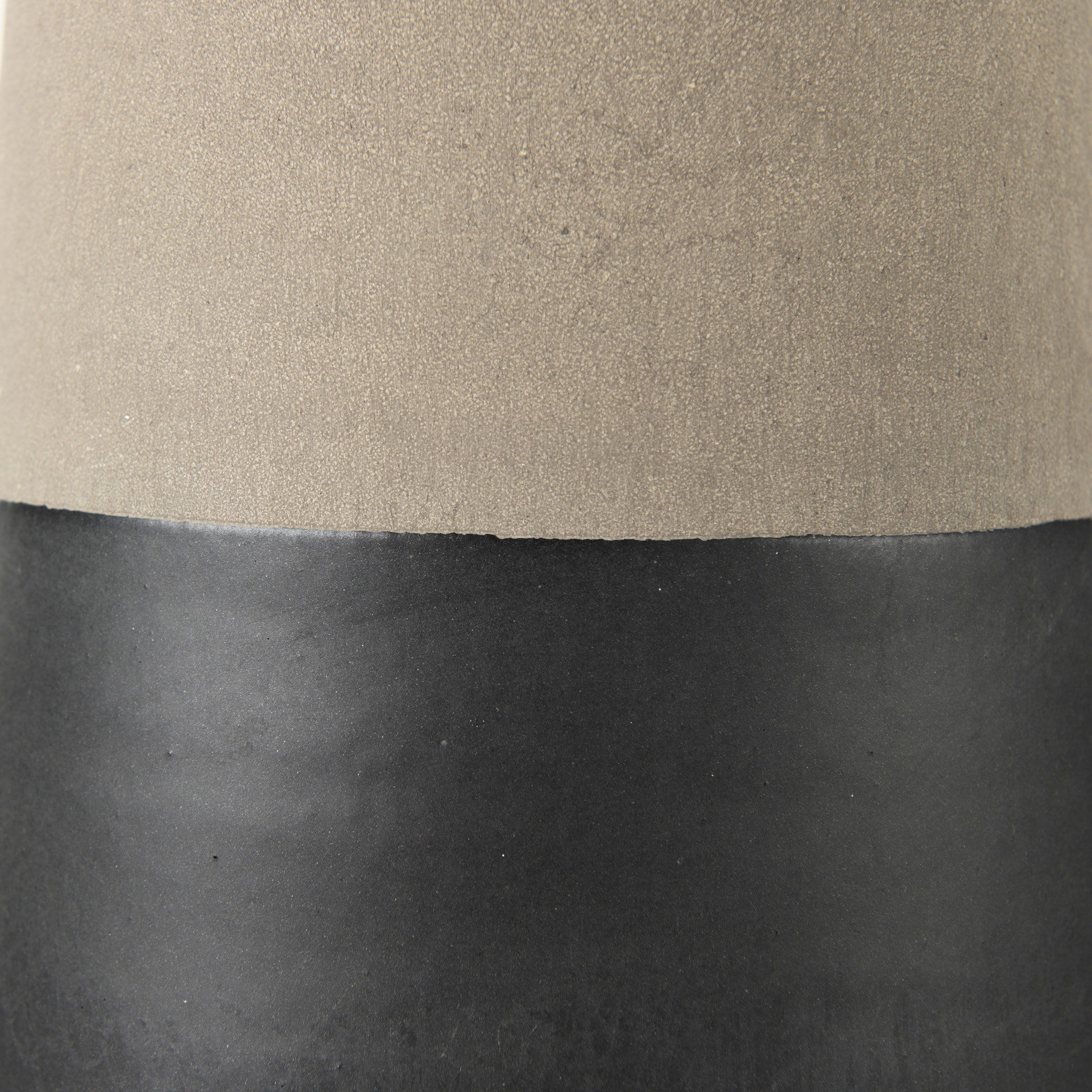 Garand Medium 15H Two-Toned Black/Natural Ceramic Jug, Decorative Jar by Mercana, 7.48" length x 5.12" width x 13.58" height View 14