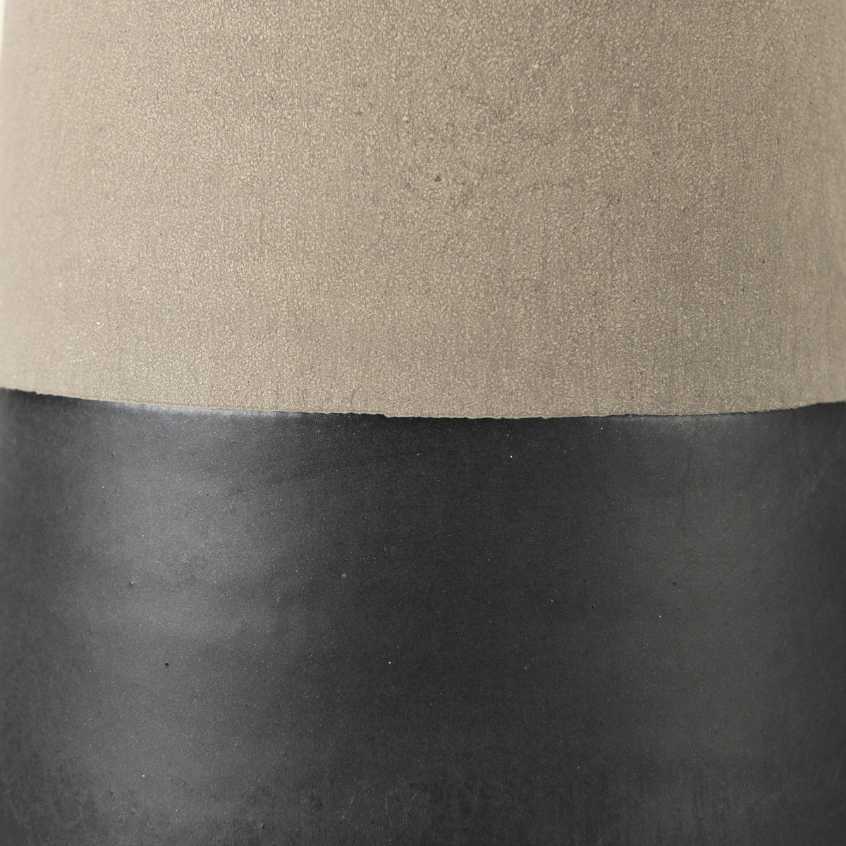 Garand Medium 15H Two-Toned Black/Natural Ceramic Jug, Decorative Jar by Mercana, 7.48" length x 5.12" width x 13.58" height View 14