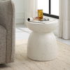 Inhale Cast White Accent Table thumbnail 3