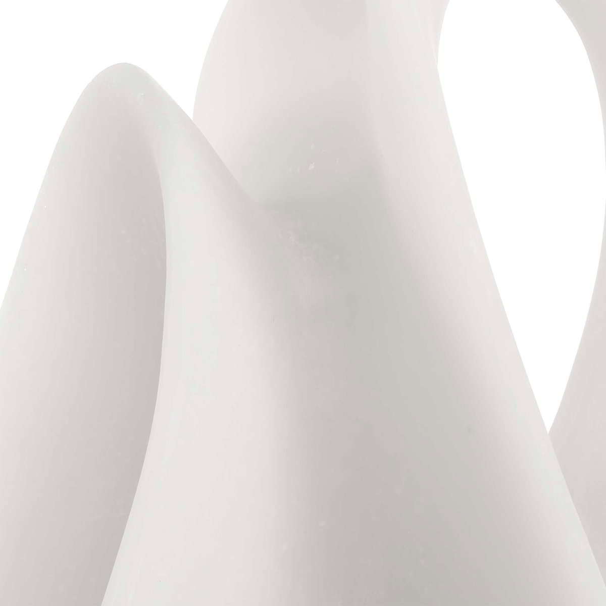 Silent Wave White Sculptures Set/2, Figurines & Statue by Uttermost, 8.75" width x 15" height x 7.5" depth View 5