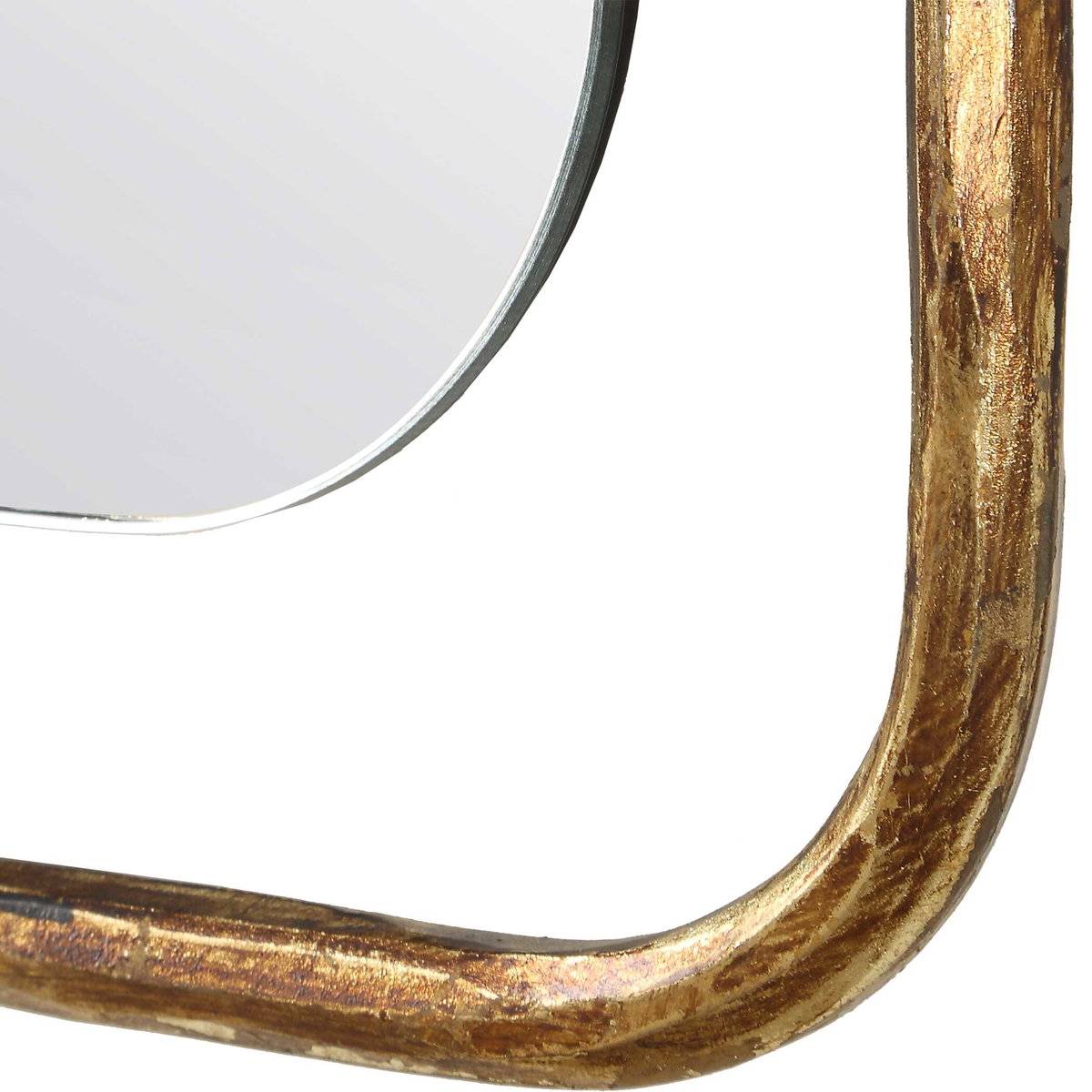 Tahoma Antiqued Gold Mirror, by Uttermost, 30" width x 50" height x 1.5" depth View 6