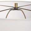 Amos Ceramic Table Lamp, by Uttermost, 1'5" width x 2'1.75" height x 1'5" depth thumbnail 7