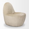Beverly Beige Chenille Accent Chair, by Mercana, 26.38" length x 32.68" width x 31.5" height thumbnail 7