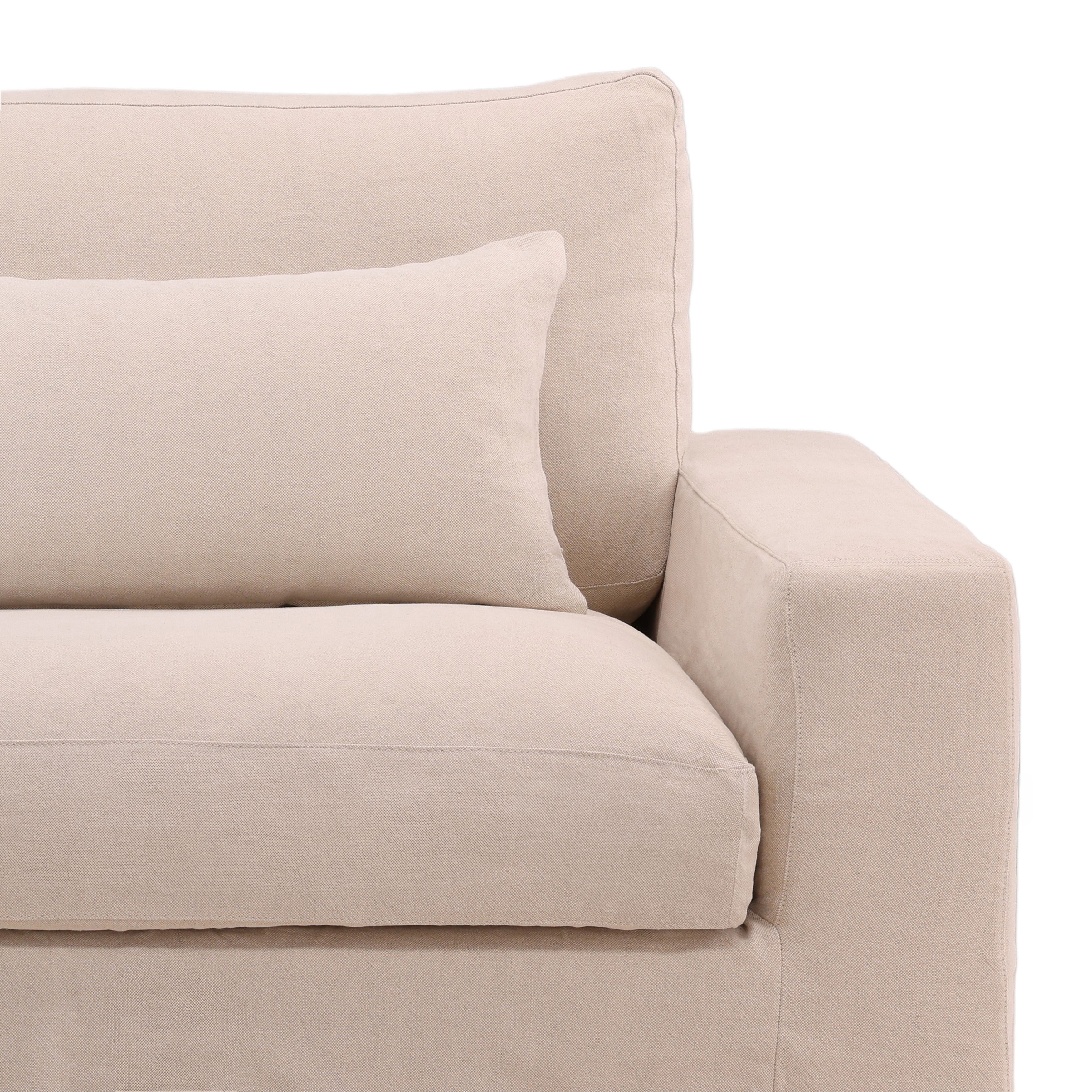 Sylvie Sofa Frame, Sofas & Sectional by Dovetail, 93.5" width x 32" height x 41" depth View 7