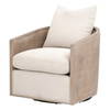 McGuire Swivel Club Chair, Accent Chair by Essentials for Living, 30" width x 35" height x 34.25" depth thumbnail 2