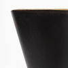 Eris II 7.3x12.6 Black Metal with Gold Accent Double-Cone Wall Sconce, by Mercana, 7.28" length x 5.12" width x 12.6" height thumbnail 6