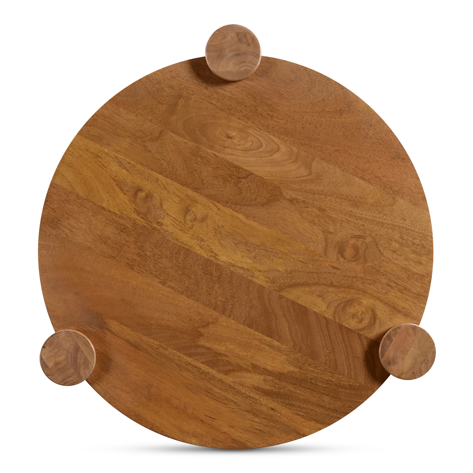 Olsen Accent Table Vintage Brown, Side & End Table by Moe's Home, 21" width x 21" height x 22.5" depth View 5