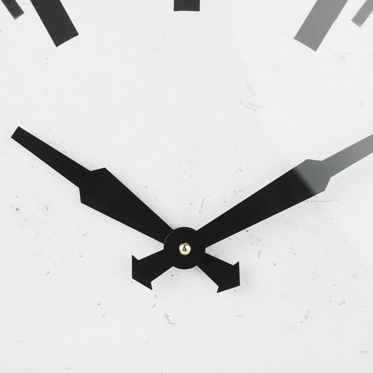 Felix Gray Metal Square Table Clock, by Mercana, 14.4" length x 5.1" width x 18.1" height View 8