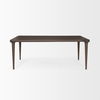 Suvan 72L Medium-Dark Brown Rectangular Wood Dining Table, by Mercana, 72" length x 36" width x 30" height thumbnail 4