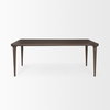 Suvan 72'L x 36'W Rectangular Dining Table | Modern | Med-Dark Brown Wood | Seats 6, by Mercana, 72" length x 36" width x 30" height thumbnail 5