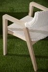 Lucia Outdoor Arm Chair, Dining Chair by Essentials for Living, 21.75" width x 31" height x 22" depth thumbnail 9