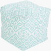 Rain Pouf, Ottoman by Surya, 18" width x 18" height thumbnail