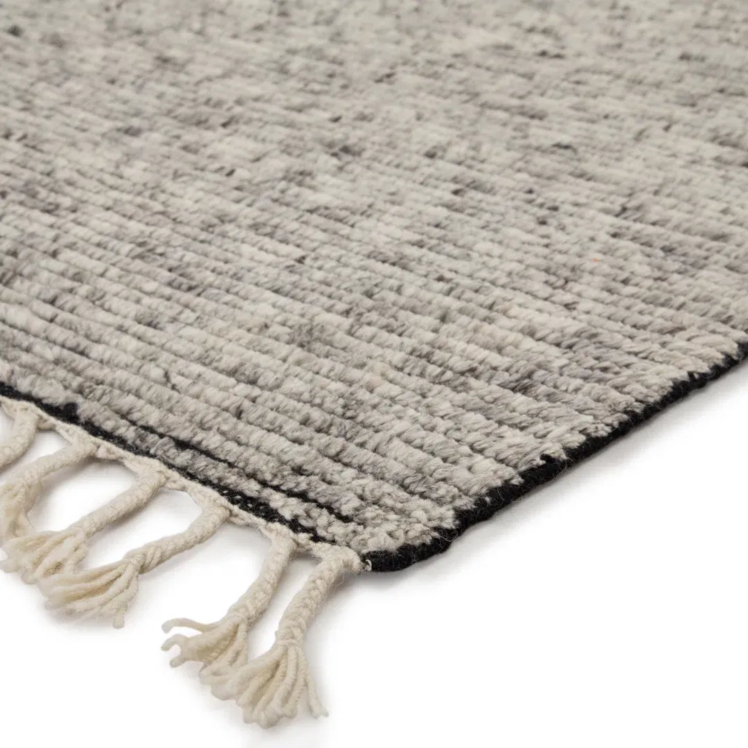 Shea Stripe Hand-Knotted Gray Area Rug large image 