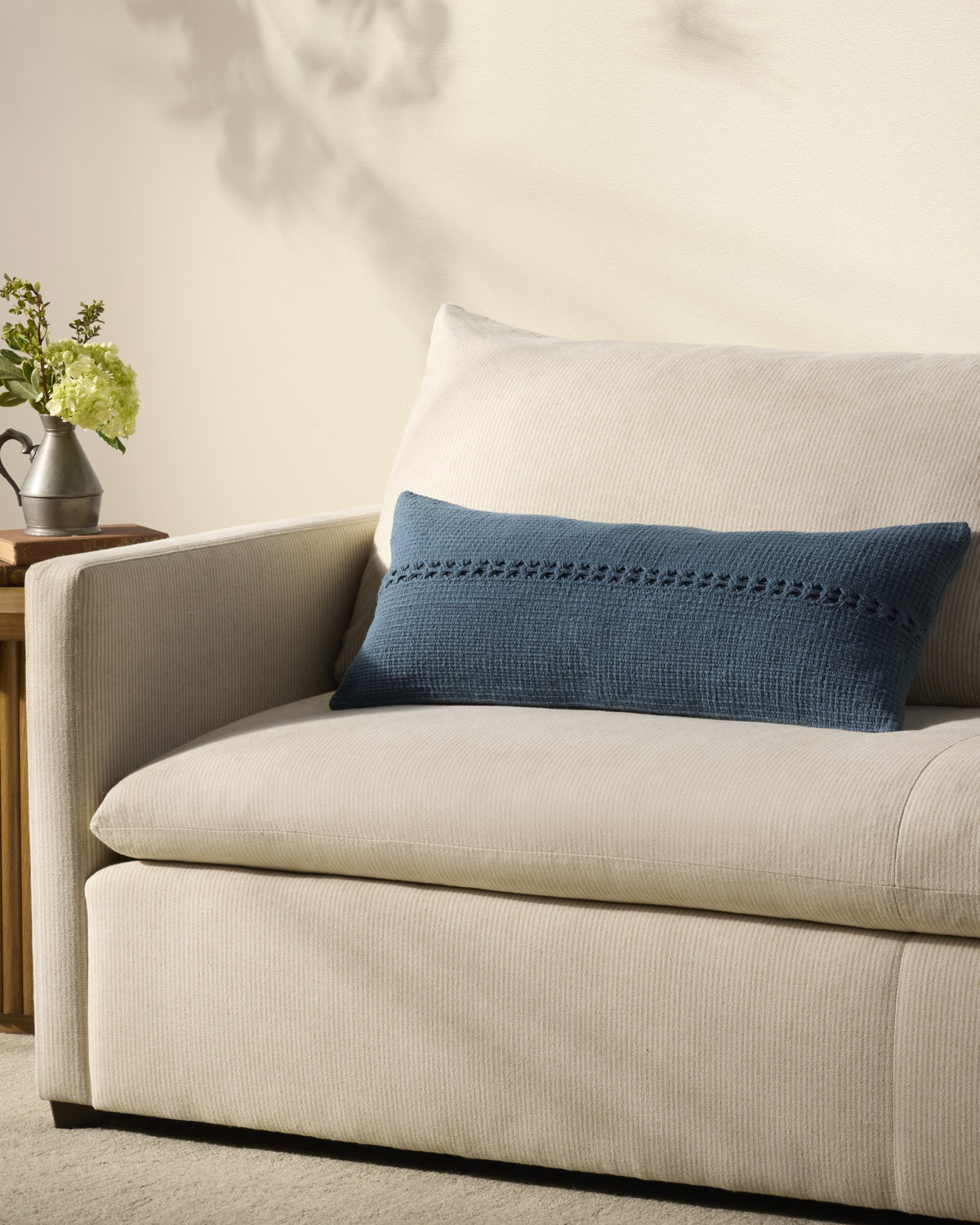 Chris Loves Julia x Loloi Harvey Pillow, Decorative Pillow, 12" length x 27" width View 2