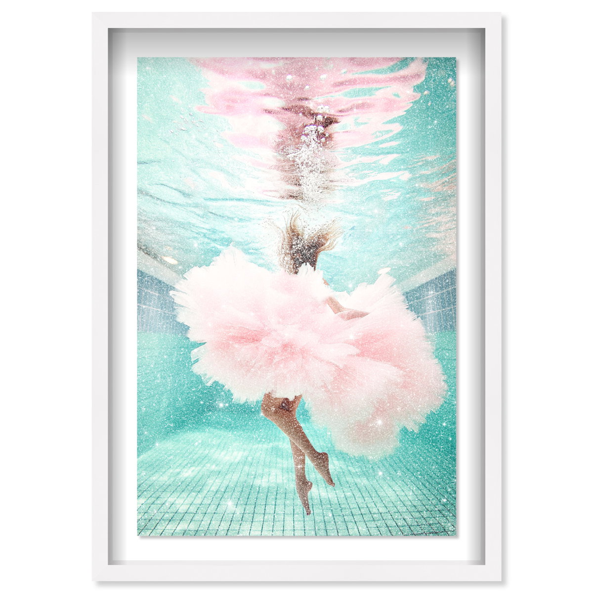 Aquatic Ballerina II (Diamond Dust), Art by Oliver Gal,  20x30 View 1