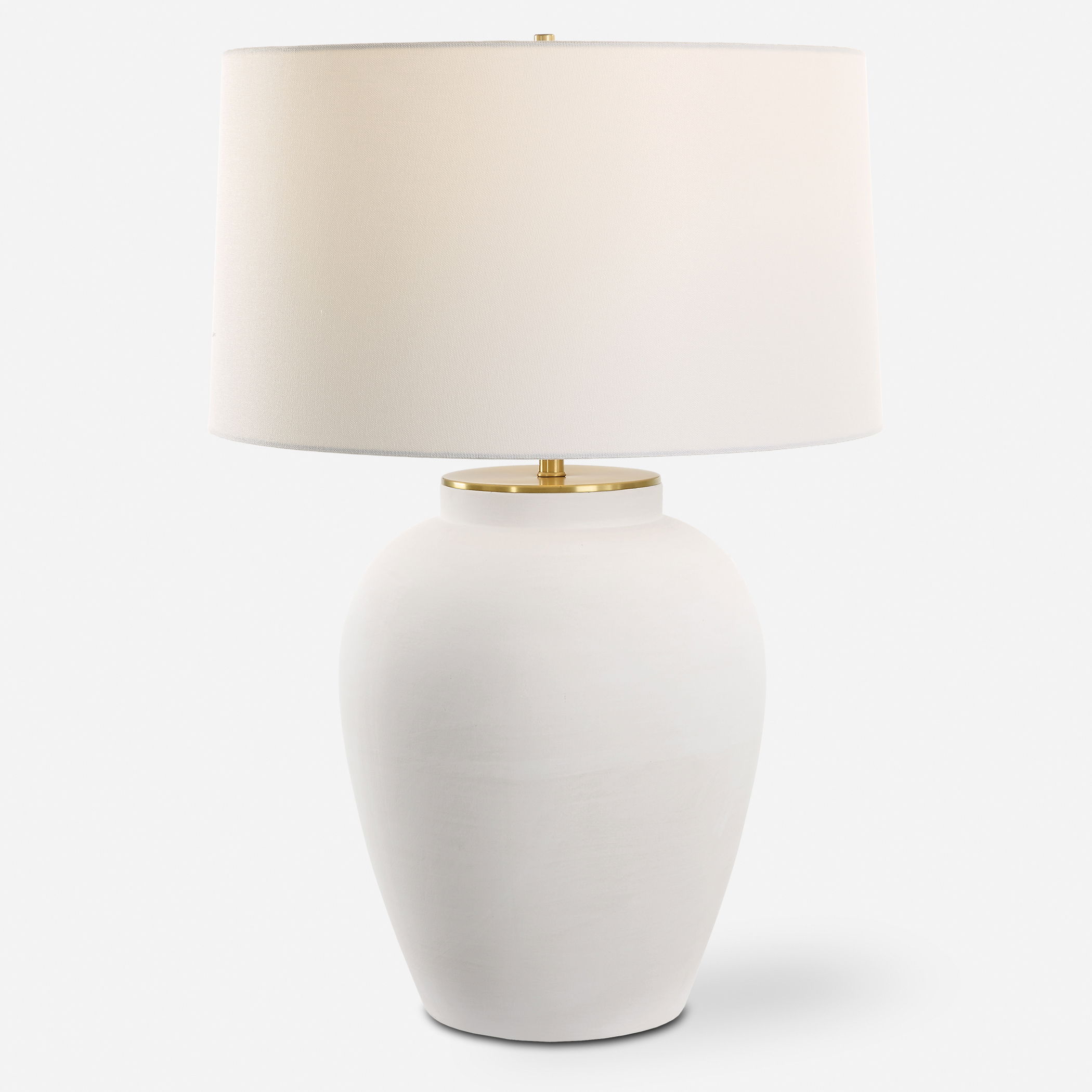 Adelaide White Table Lamp large image 