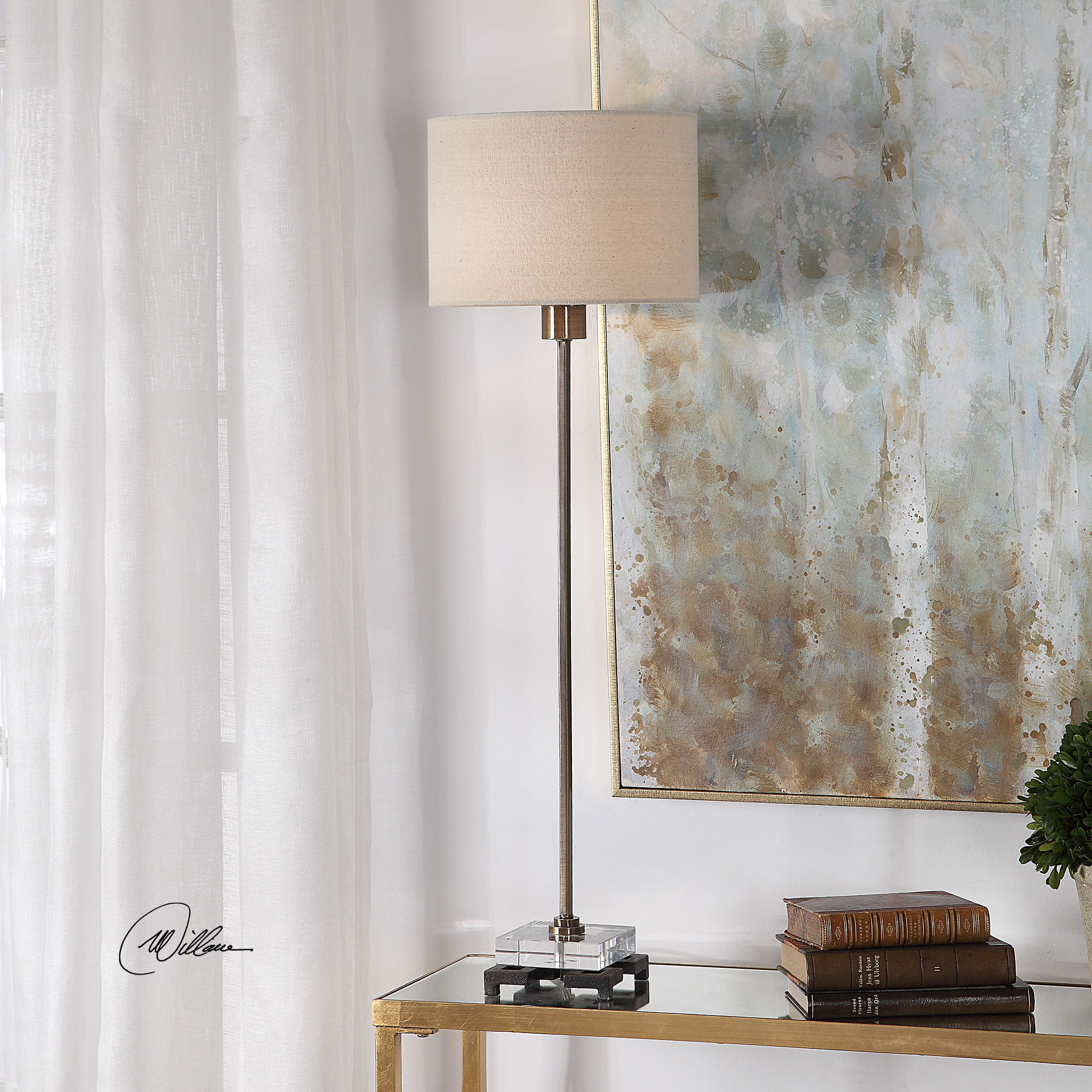 Danyon Brass Table Lamp large image 