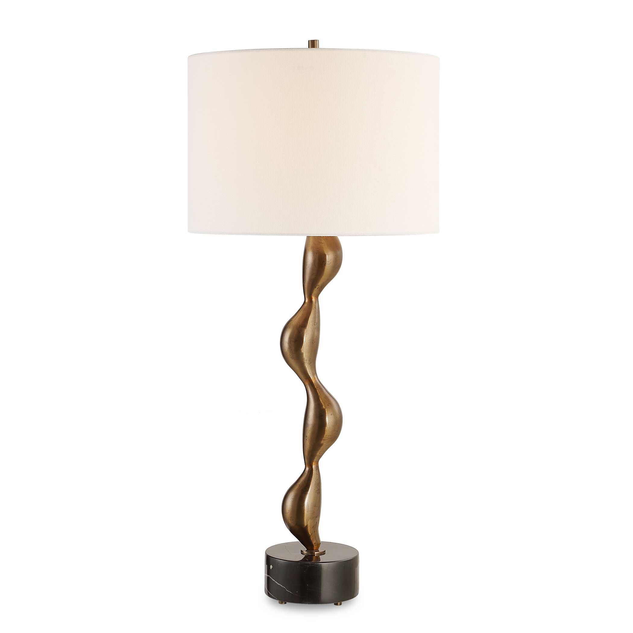 Remolino Bronze Table Lamp, by Uttermost, 15" width x 32.75" height x 15" depth View 1