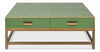 Gideon Shagreen Sq.Coffee Tbl,Watercress, Coffee Table by Sarreid, 48" length x 48" width x 17" height thumbnail 2