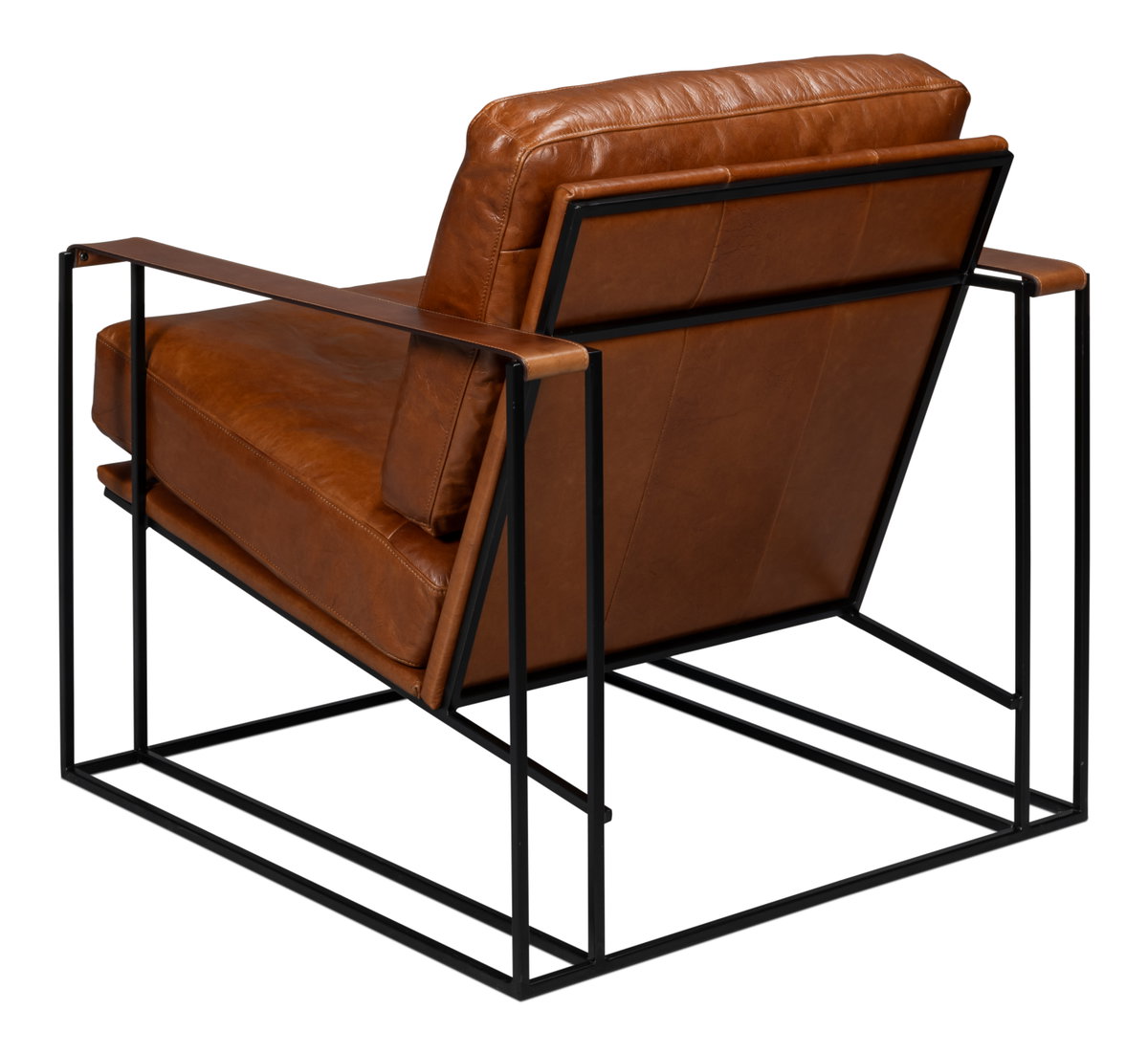 Oryan Chair  Havana Brown, by Sarreid, 2'8" length x 2'6" width x 2'6" height View 11