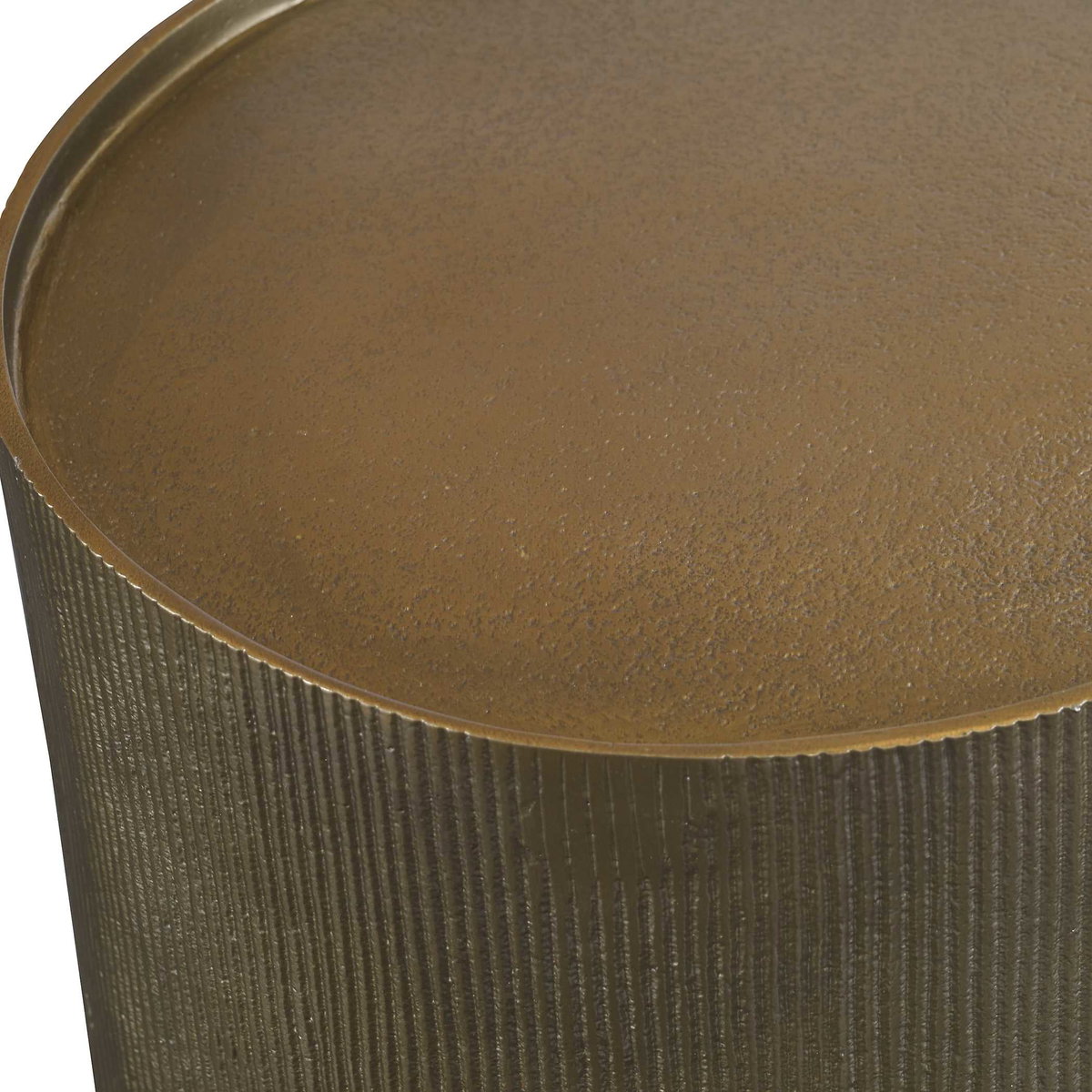 Adrina Drum Accent Table, Side & End Table by Uttermost, 12" width x 18" height x 12" depth View 5