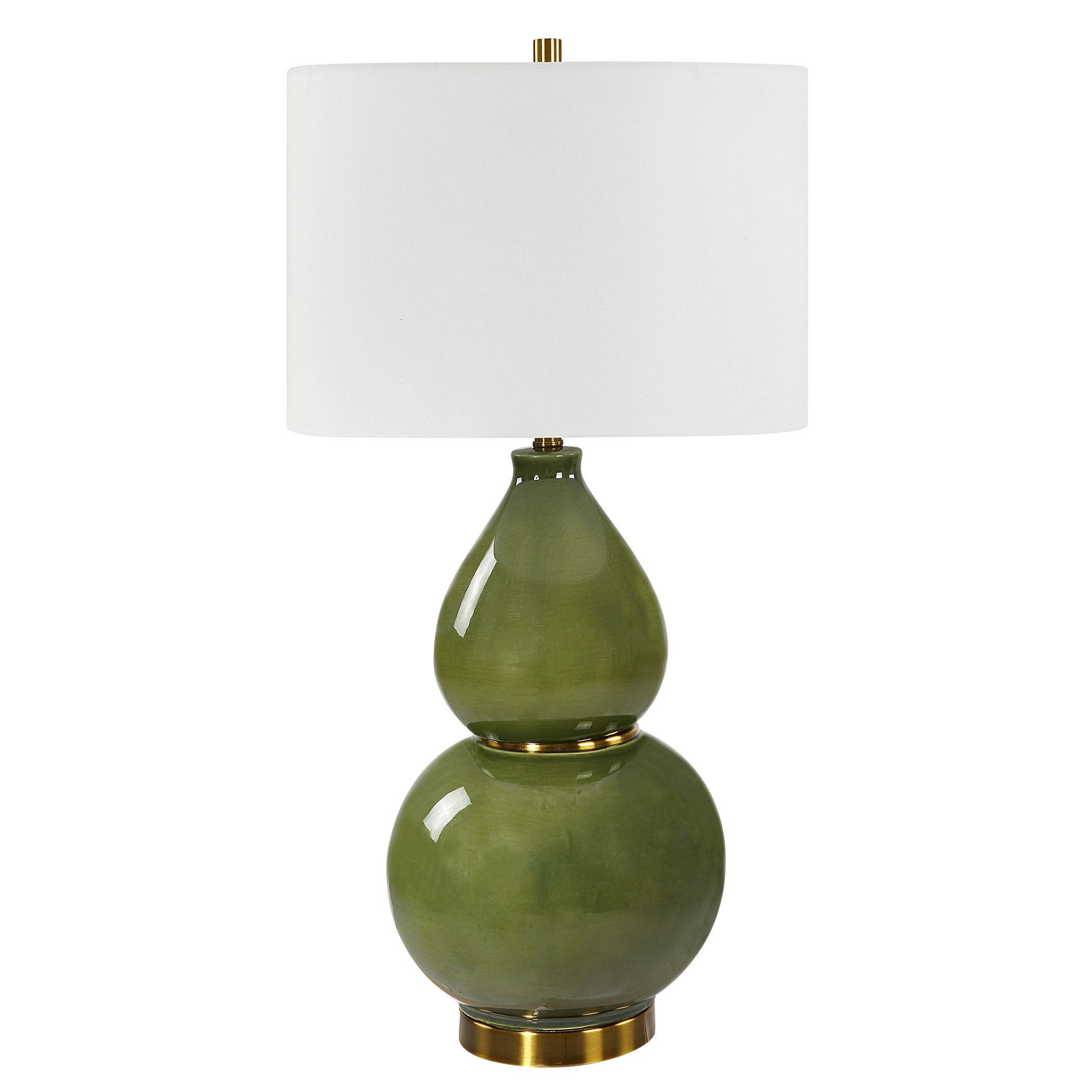 Gourd Green Table Lamp large image 