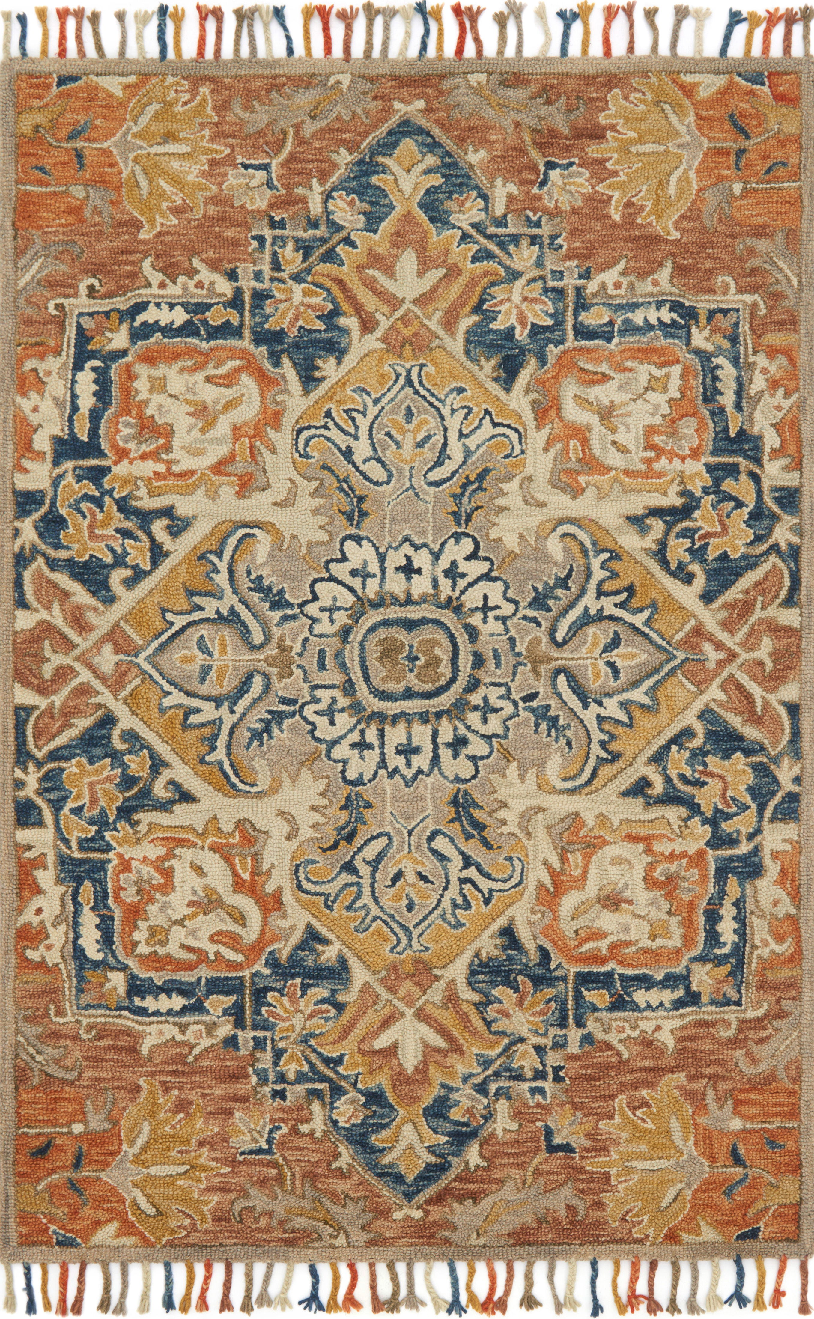 Loloi Zharah Rug, 2'6" length x 7'6" width