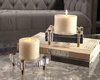 Claire Crystal Block Candleholders Set/2, Candles & Candle Holder by Uttermost, 6.25" width x 2.5" height x 6.25" depth thumbnail 4
